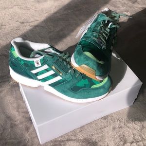 Bape x Undefeated x Adidas ZX 8000(Green Colorway)